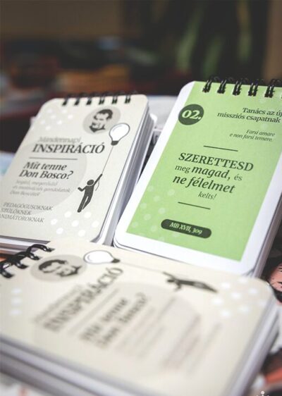 Inspirációs kártya - Don Bosco idézetekkel